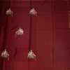 KSRTSR42121-2-Raw-Silk-Maroon-Zari-With-Thread-Work-Saree-In-Birds-Design-full-veiw