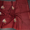 KSRTSR42121-5-Raw-Silk-Maroon-Zari-With-Thread-Work-Saree-In-Birds-Design-crush