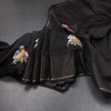 KSRTSR42125-Raw-Silk-Black-Zari-With-Thread-Work-Saree-In-Birds-Design-main