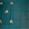 KSRTSR42127-2-Raw-Silk-Teal-Green-Zari-With-Thread-Work-Saree-In-Birds-Design-full-veiw