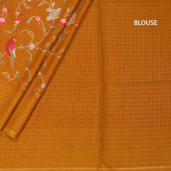 KSRTSR42129-4-Raw-Silk-Mustard-Yellow-Zari-With-Thread-Work-Saree-In-Birds-Design-02-blouse