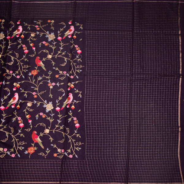 KSRTSR42130-2-Raw-Silk-Dark-Purple-Zari-With-Thread-Work-Saree-In-Birds-Design-02-full-veiw