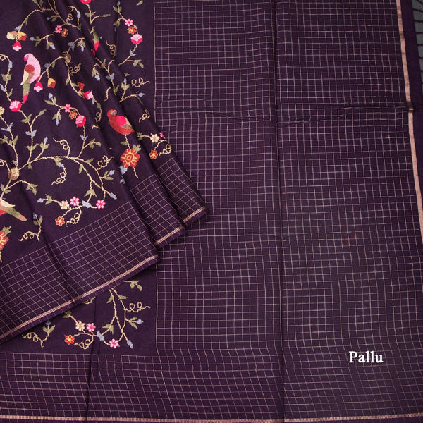 KSRTSR42130-3-Raw-Silk-Dark-Purple-Zari-With-Thread-Work-Saree-In-Birds-Design-02-pallu
