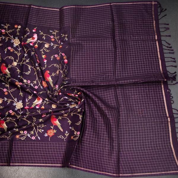 KSRTSR42130-5-Raw-Silk-Dark-Purple-Zari-With-Thread-Work-Saree-In-Birds-Design-02-crush