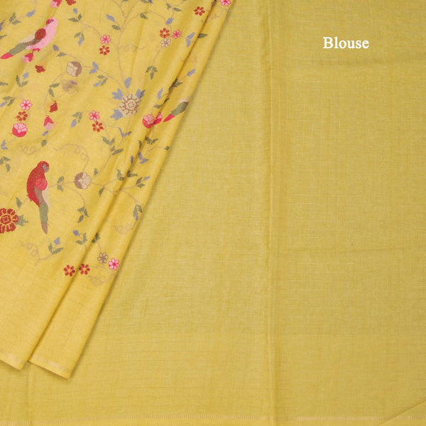 KSRTSR42132-4-Raw-Silk-Yellow-Zari-With-Thread-Work-Saree-In-Birds-Design-blouse