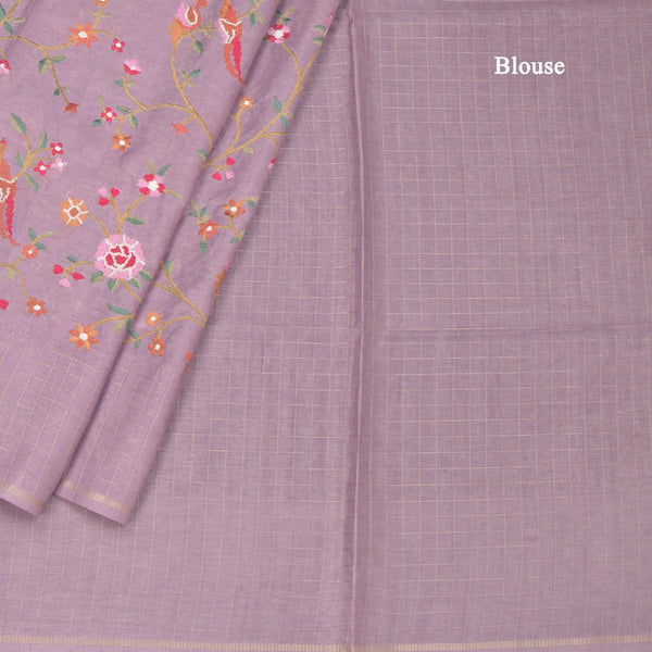 KSRTSR42137-4-Raw-Silk-Lavender-Zari-With-Thread-Work-Saree-In-Birds-Design-blouse