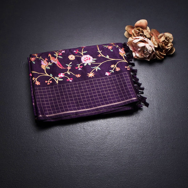 KSRTSR42139-1-Raw-Silk-Dark-Purple-Zari-With-Thread-Work-Saree-In-Birds-Design-03-fold