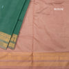 KSRTSR42141-4-Vaazhai-Naar-Dark-Green-Saree-With-Thread-Buttas-And-Contrast-Pallu-02-blouse