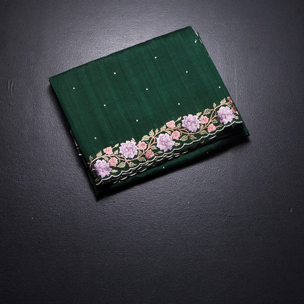 KSRTSR42152-1-Raw-Silk-Dark-Green-Thread-Work-Saree-fold