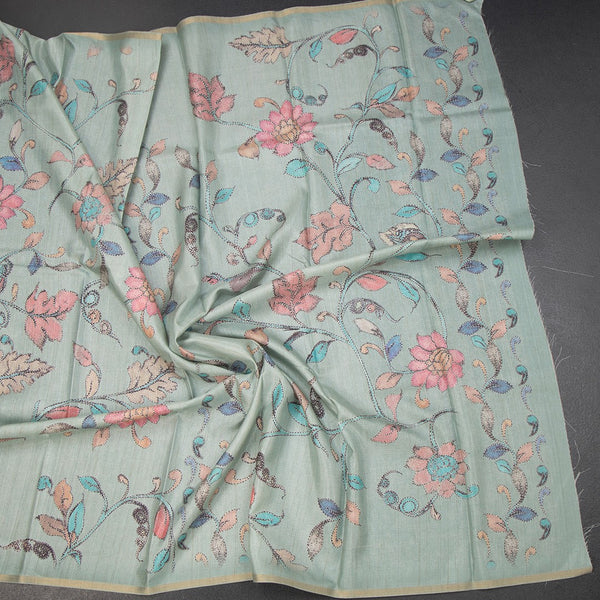 KSRTSR42160-5-Semi-Raw-Silk-Pista-Green-Printed-Saree-With-Floral-Creeper-Design-crush