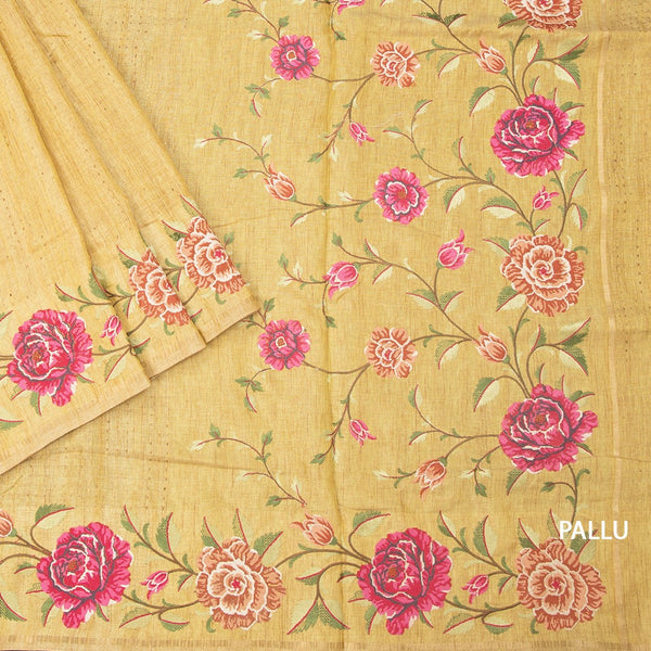 KSRTSR42185-3-Raw-Silk-Yellow-Zari-Stripes-Saree-With-Floral-Thread-Work-pallu