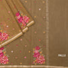 KSRTSR42189-3-Organza-Cinnamon-Brown-Floral-Thread-Work-Saree-pallu