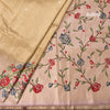 KSRTSR42194-4-Tissue-Gold-Saree-With-Zari-Buttas-And-Thread-Border-blouse
