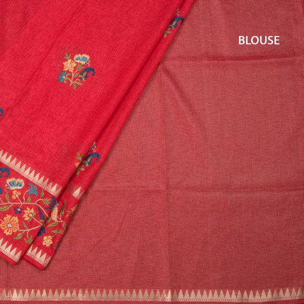 KSRTSR42208-4-Raw-Silk-Red-Floral-Thread-Work-Saree-02-blouse