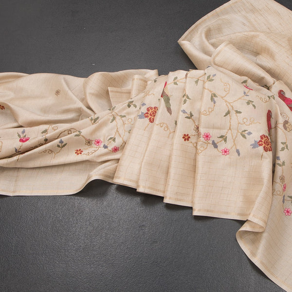 KSRTSR42213-Raw-Silk-Cream-Thread-Work-Saree-With-Birds-Design-02-main