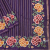KSRTSR42224-3-Raw-Silk-Dark-Purple-Zari-Stripes-Saree-And-Floral-Thread-Border-pallu
