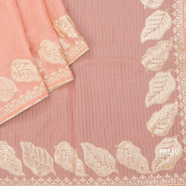 KSRTSR42246-3-Organza-Peach-Zari-Stripes-Saree-With-Leaf-Design-pallu