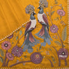 KSRTSR42251-3-Raw-Silk-Mustard-Yellow-Thread-Work-Saree-With-Birds-Design-pallu