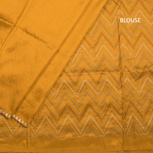 KSRTSR42251-4-Raw-Silk-Mustard-Yellow-Thread-Work-Saree-With-Birds-Design-blouse