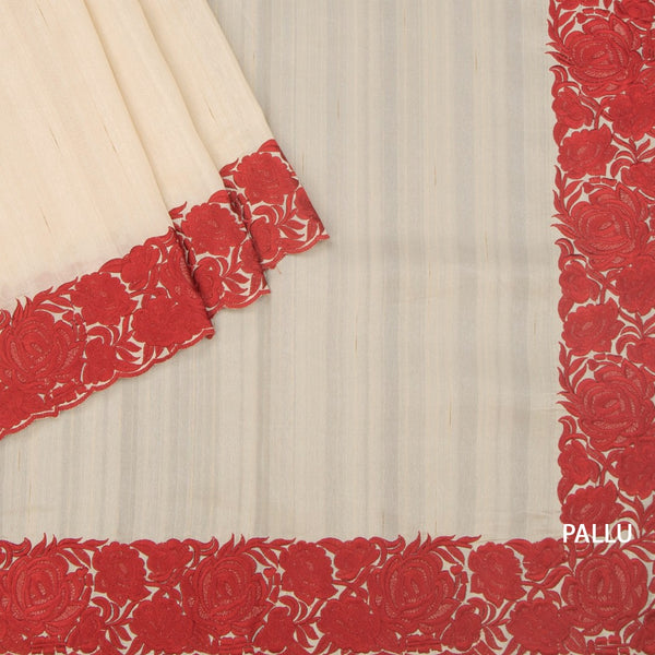 KSRTSR42252-3-Raw-Silk-Cream-Plain-Saree-And-Thread-Border-pallu