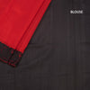 KSRTSR42254-4-Raw-Silk-Red-Plain-Saree-And-Thread-Border-blouse