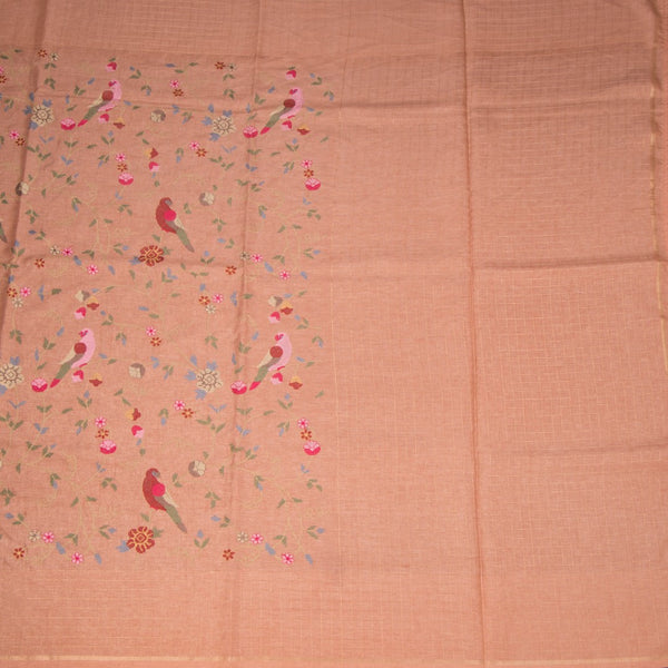 KSRTSR42258-2-Raw-Silk-Peach-Thread-Work-Saree-With-Birds-Design-03-full-veiw