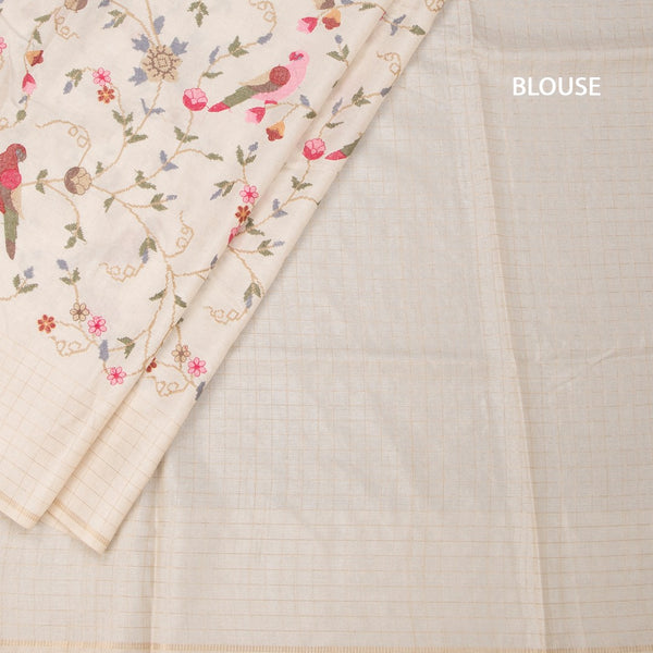 KSRTSR42259-4-Raw-Silk-Cream-Thread-Work-Saree-With-Birds-Design-03-blouse