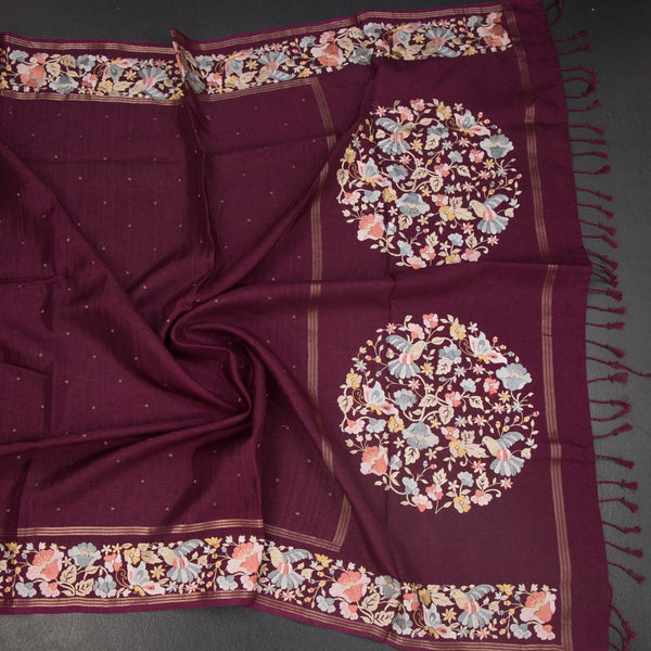 KSRTSR42262-5-Raw-Silk-Wine-Colour-Saree-With-Zari-Buttas-And-Thread-Border-crush