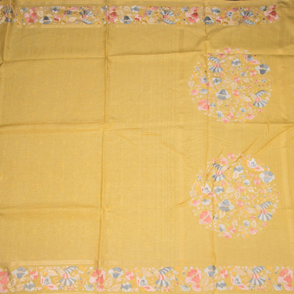 KSRTSR42266-2-Raw-Silk-Sandal-Saree-With-Zari-Buttas-And-Thread-Border-full-veiw