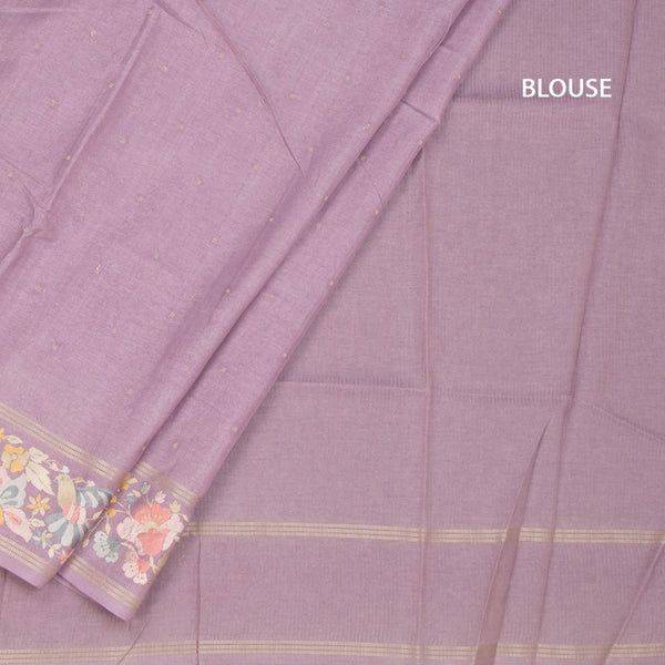 KSRTSR42268-4-Raw-Silk-Lavender-Saree-With-Zari-Buttas-And-Thread-Border-blouse