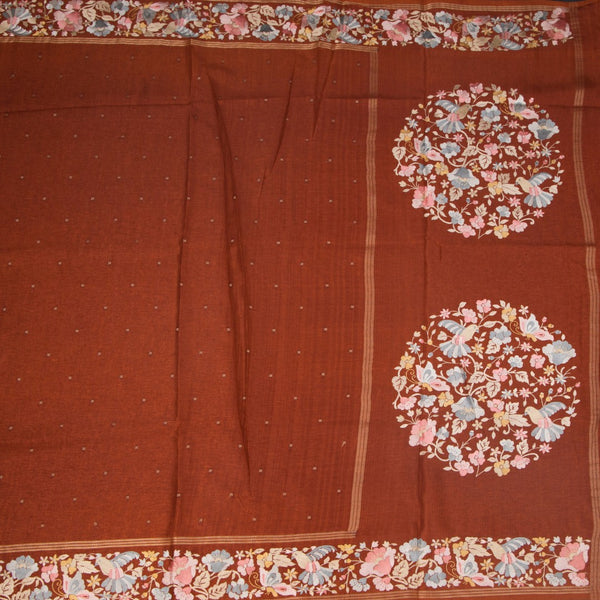 KSRTSR42269-2-Raw-Silk-Rust-Brown-Saree-With-Zari-Buttas-And-Thread-Border-full-veiw