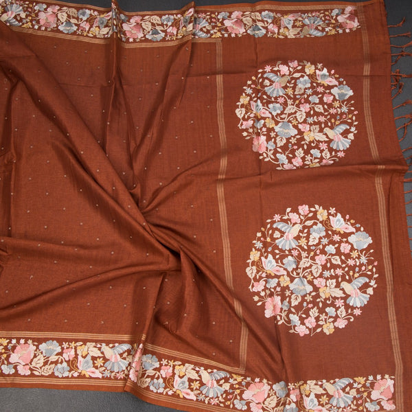 KSRTSR42269-5-Raw-Silk-Rust-Brown-Saree-With-Zari-Buttas-And-Thread-Border-crush