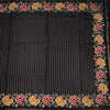 KSRTSR42275-2-Raw-Silk-Black-Zari-Stripes-Saree-And-Floral-Thread-Border-full-veiw