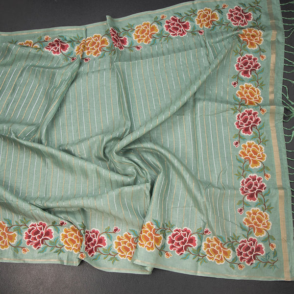 KSRTSR42276-5-Raw-Silk-Pista-Green-Zari-Stripes-Saree-And-Floral-Thread-Border-02-crush