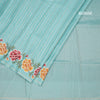 KSRTSR42277-4-Raw-Silk-Sky-Blue-Zari-Stripes-Saree-And-Floral-Thread-Border-blouse