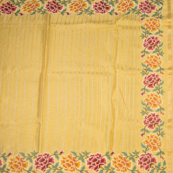 KSRTSR42278-2-Raw-Silk-Light-Yellow-Zari-Stripes-Saree-And-Floral-Thread-Border-full-veiw