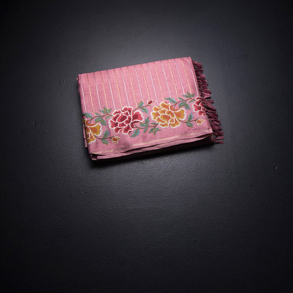 KSRTSR42279-1-Raw-Silk-Rose-Pink-Zari-Stripes-Saree-And-Floral-Thread-Border-fold