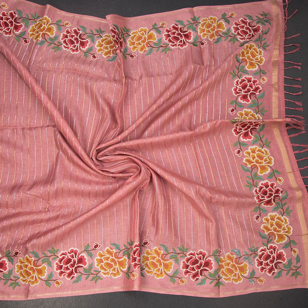 KSRTSR42279-5-Raw-Silk-Rose-Pink-Zari-Stripes-Saree-And-Floral-Thread-Border-crush