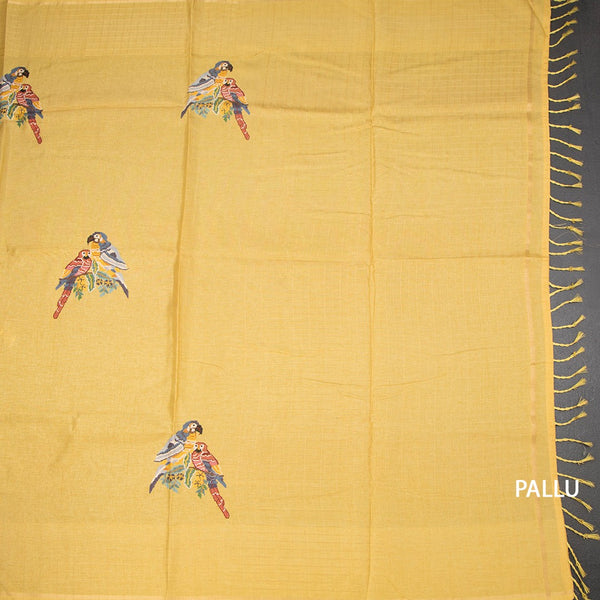 KSRTSR42292-2-Raw-Silk-Pastel-Yellow-Thread-Work-Saree-With-Birds-Design-pallu