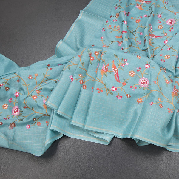 KSRTSR42309-Raw-Silk-Sky-Blue-Thread-Work-Saree-With-Birds-Design-02-main