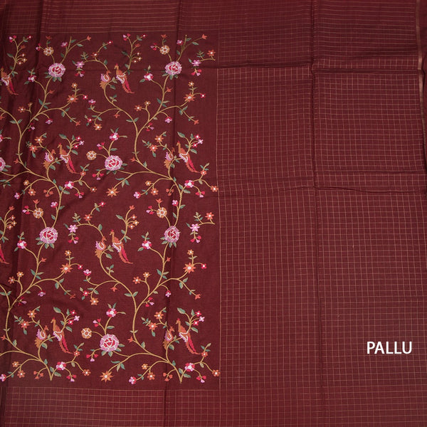KSRTSR42311-2-Raw-Silk-Maroon-Thread-Work-Saree-With-Birds-Design-03-pallu