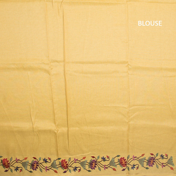 KSRTSR42327-3-Raw-Silk-Yellow-Zari-Stripes-Saree-And-Thread-Border-02-blouse