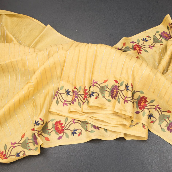 KSRTSR42327-Raw-Silk-Yellow-Zari-Stripes-Saree-And-Thread-Border-02-main