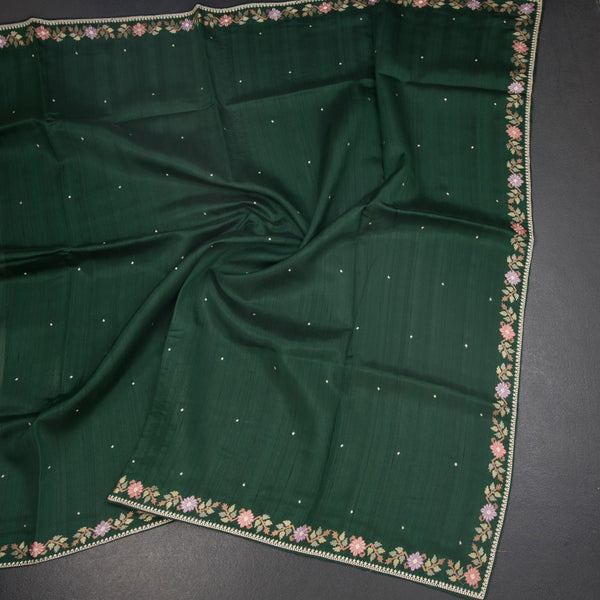 KSRTSR42331-4-Raw-Silk-Dark-Green-Saree-With-Zari-buttas-And-Thread-Border-crush