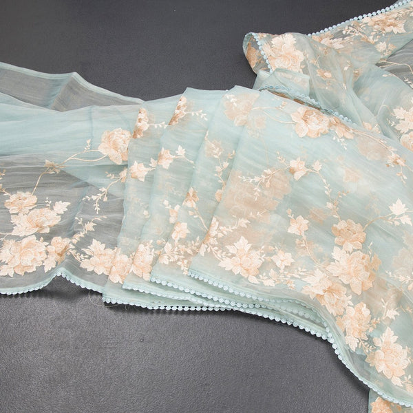 KSRTSR42342-Organza-Powder-Blue-Floral-Thread-Work-Saree-main