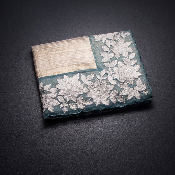 KSRTSR42362-1-Tissue-Cream-Zari-Stripes-Saree-And-Floral-Border-03-fold
