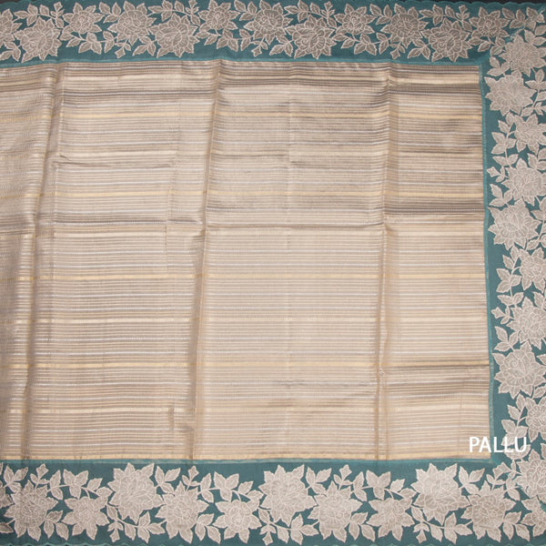 KSRTSR42362-2-Tissue-Cream-Zari-Stripes-Saree-And-Floral-Border-03-pallu