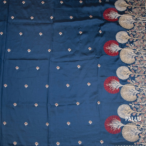 KSRTSR42372-2-Raw-Silk-Teal-Blue-Zari-Worked-Saree-In-Tree-Design-pallu