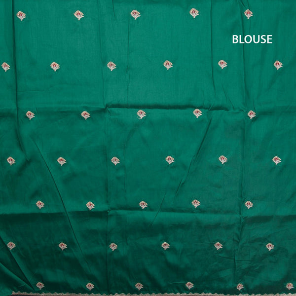 KSRTSR42375-3-Raw-Silk-Peacock-Green-Zari-Worked-Saree-In-Tree-Design-blouse