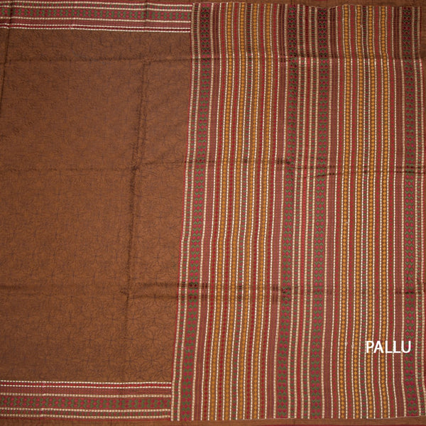 KSRTSR42388-2-Raw-Silk-Cinnamon-Brown-Thread-Work-Saree-02-pallu